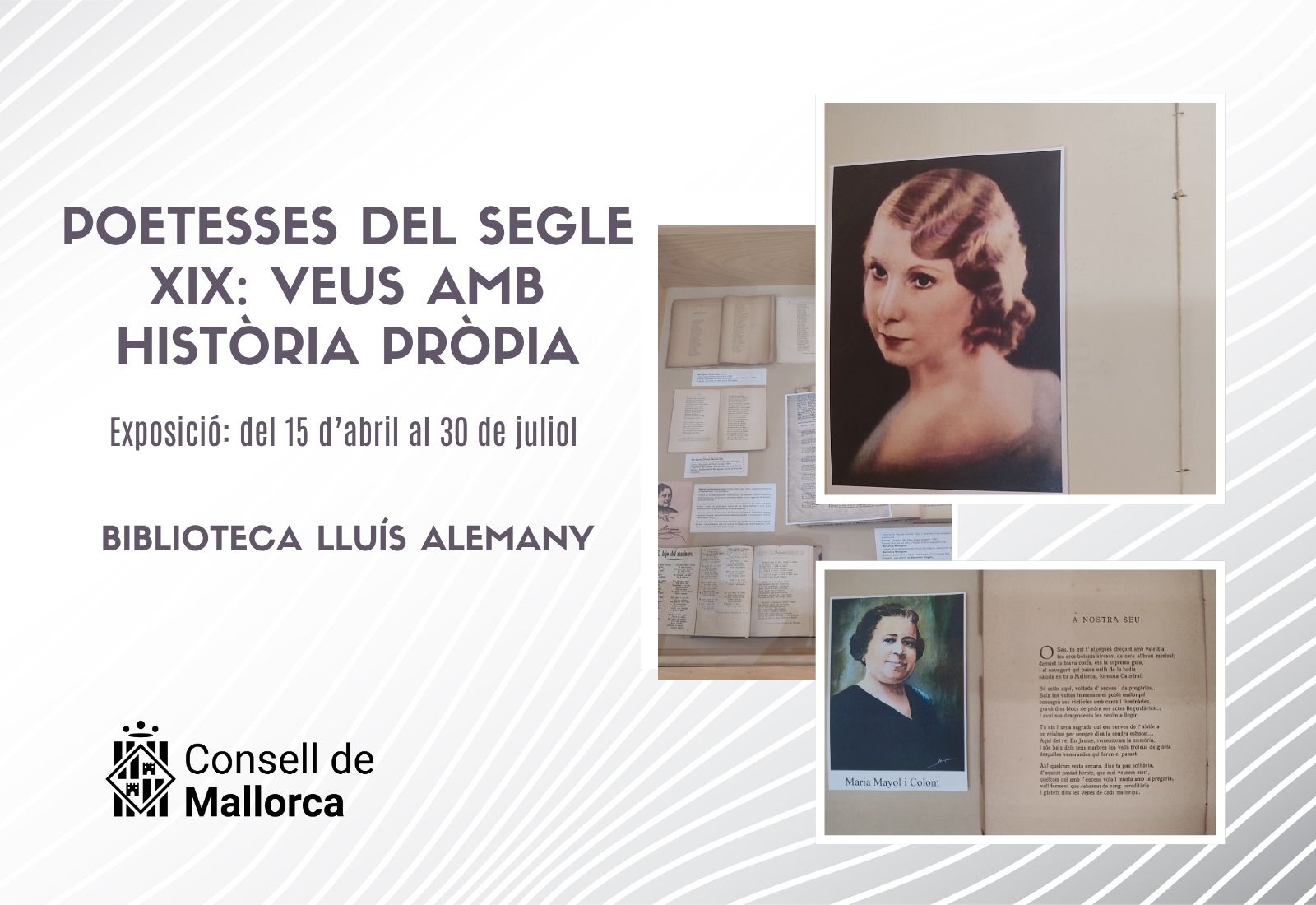 Exposició «Poetesses del SXIX: Veus amb història pròpia»