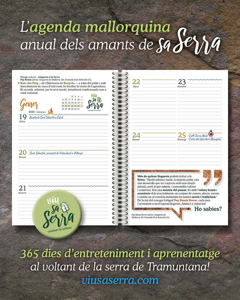 La Serra en obert: Presentació agenda mallorquina anual 2027 «Viu sa Serra»