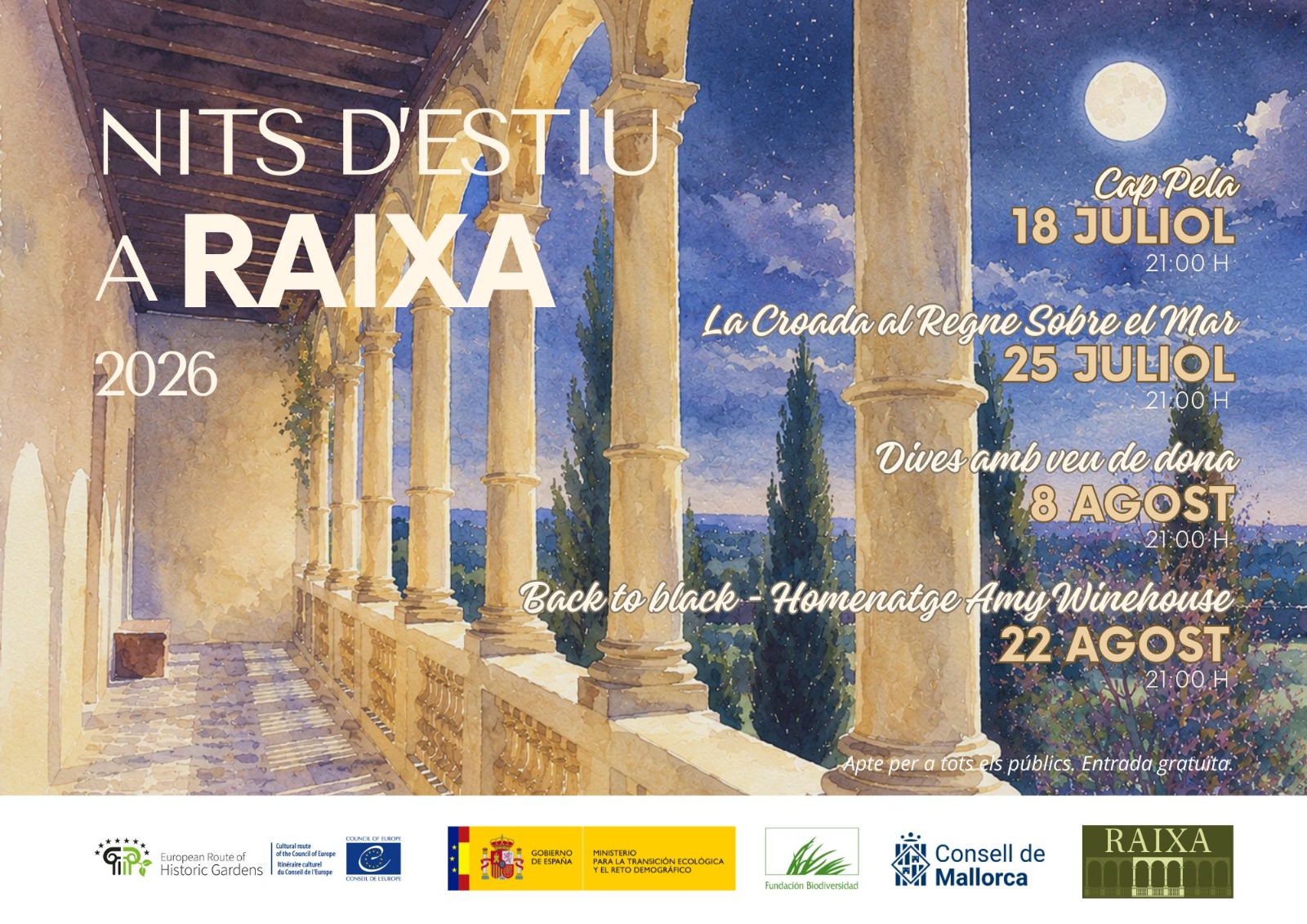 Nits d'estiu a Raixa