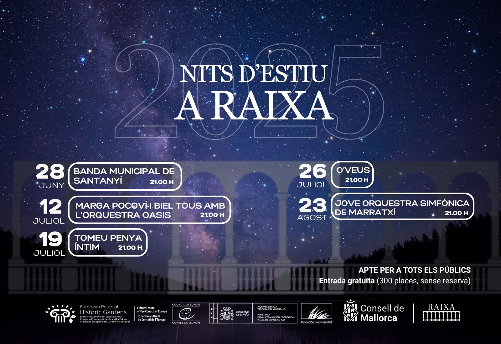 Nits d'estiu a Raixa