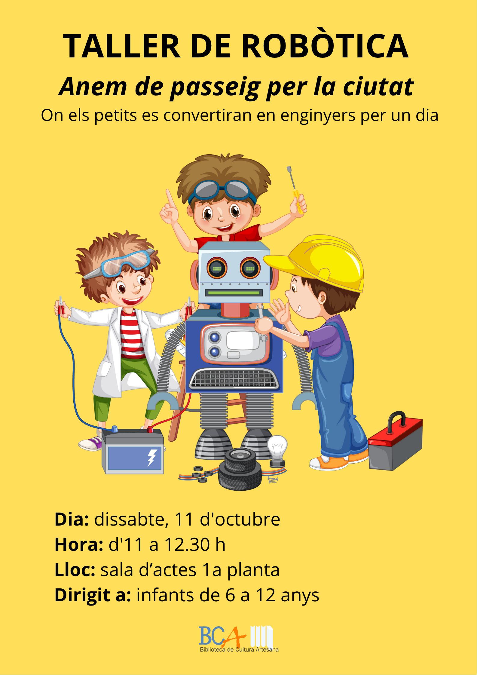Dissabte, 11 d'octubre a les 11 h
