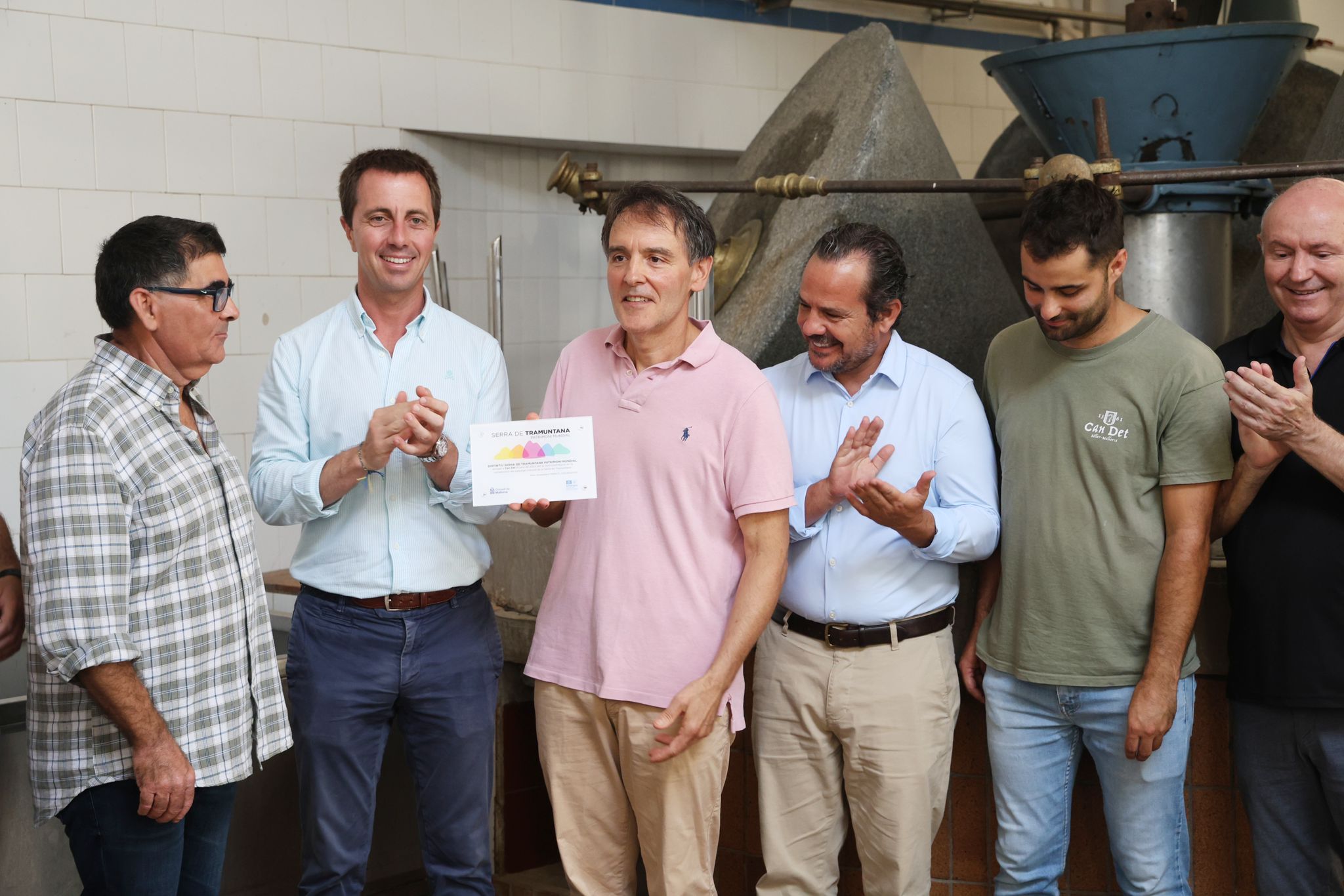 La tafona Can Det rep el Distintiu Serra de Tramuntana en la categoria de lloc emblemàtic.