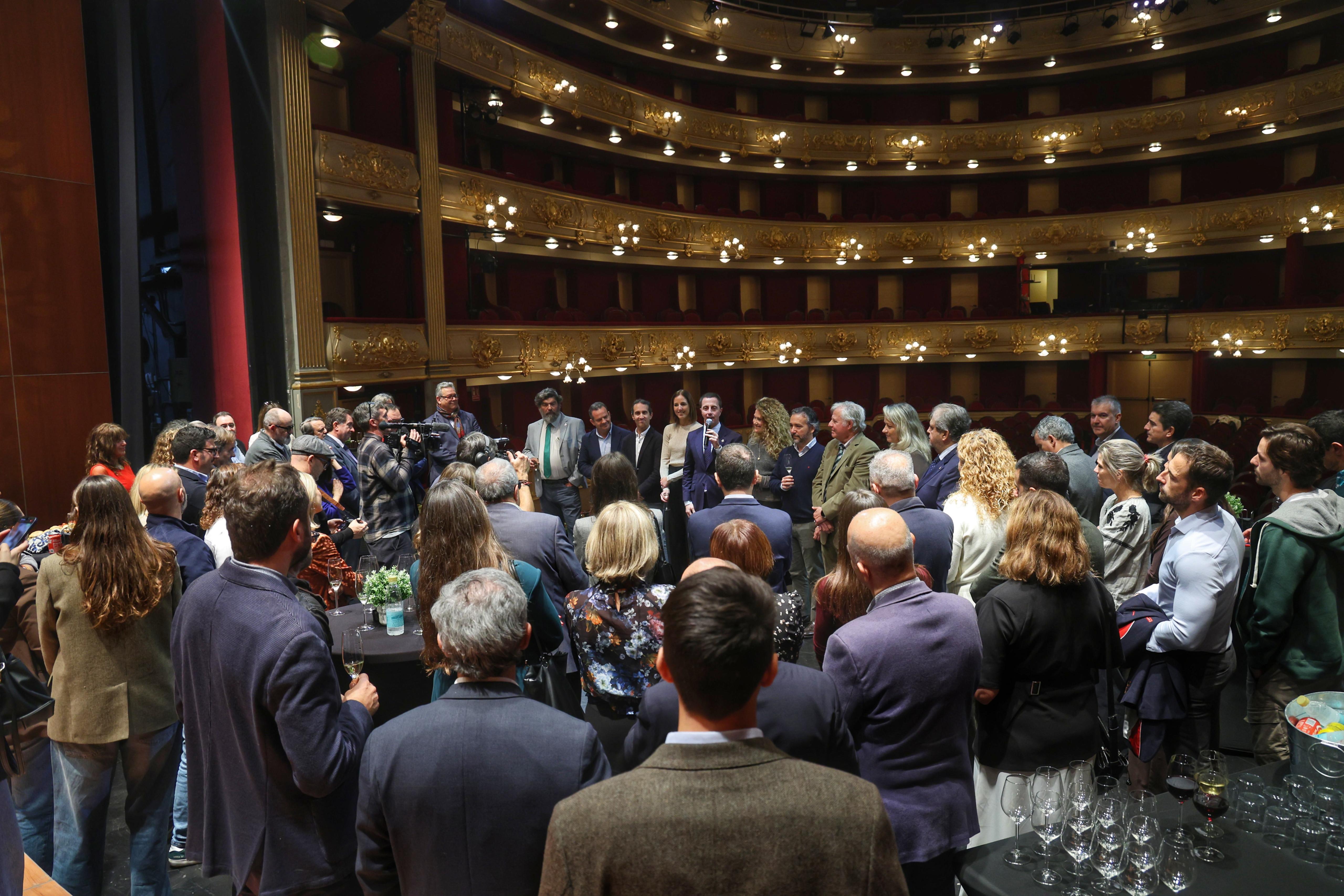 Copa de Nadal amb els mitjans de comunicació.
