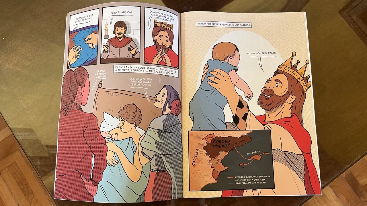 Presentación del cómic La creació d'un regne.