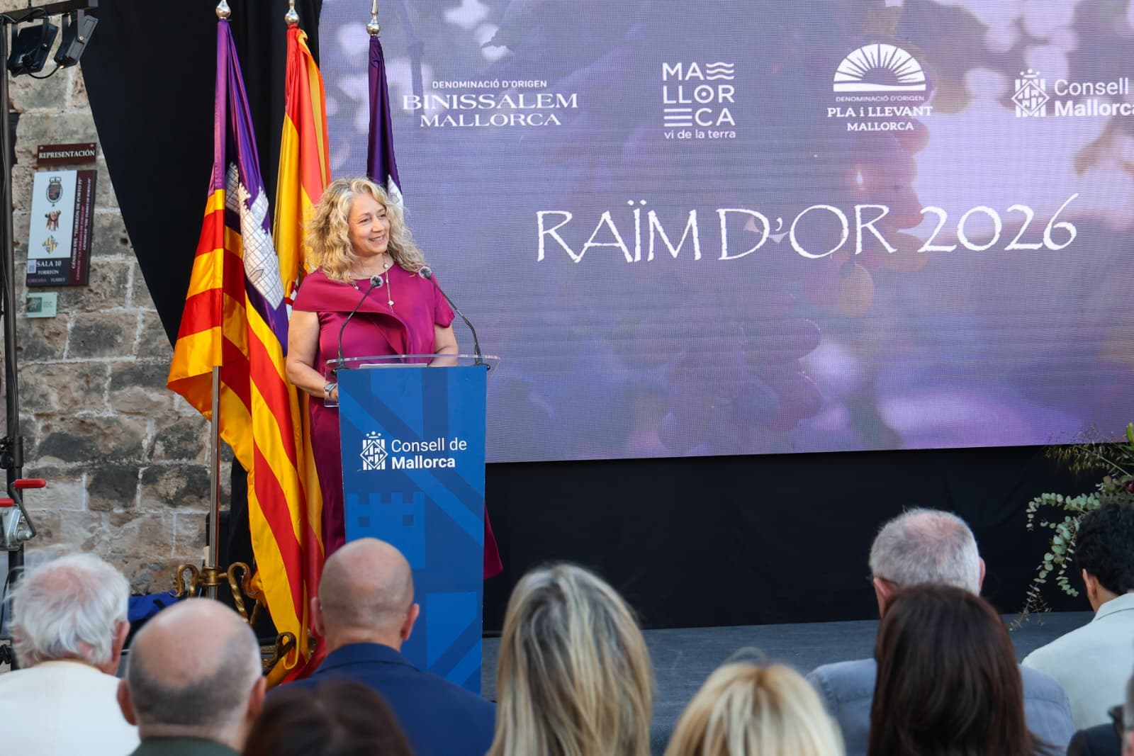 Imágenes del discurso de la consellera Pilar Amate