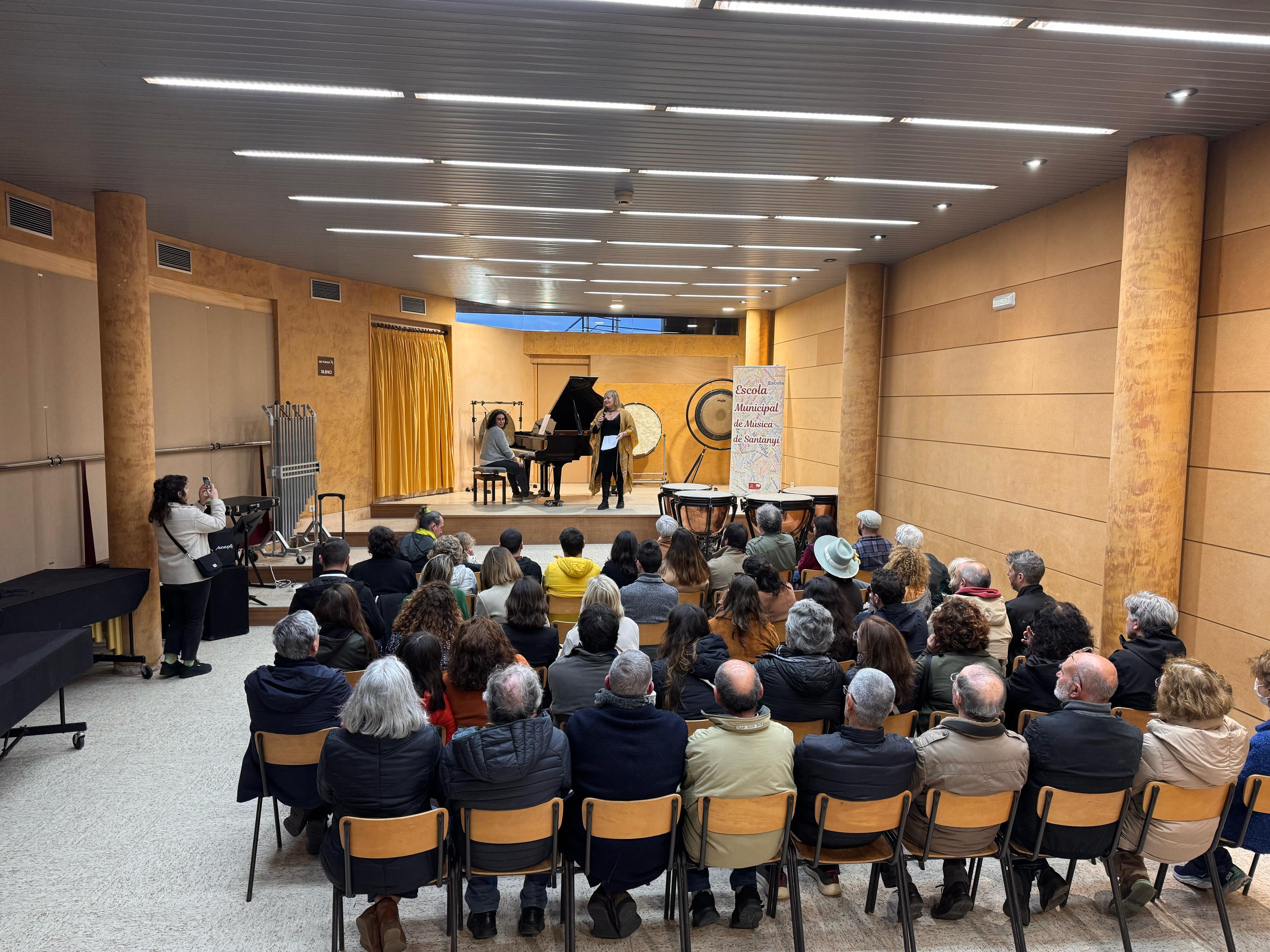 Momento durante la presentación en Santanyí.