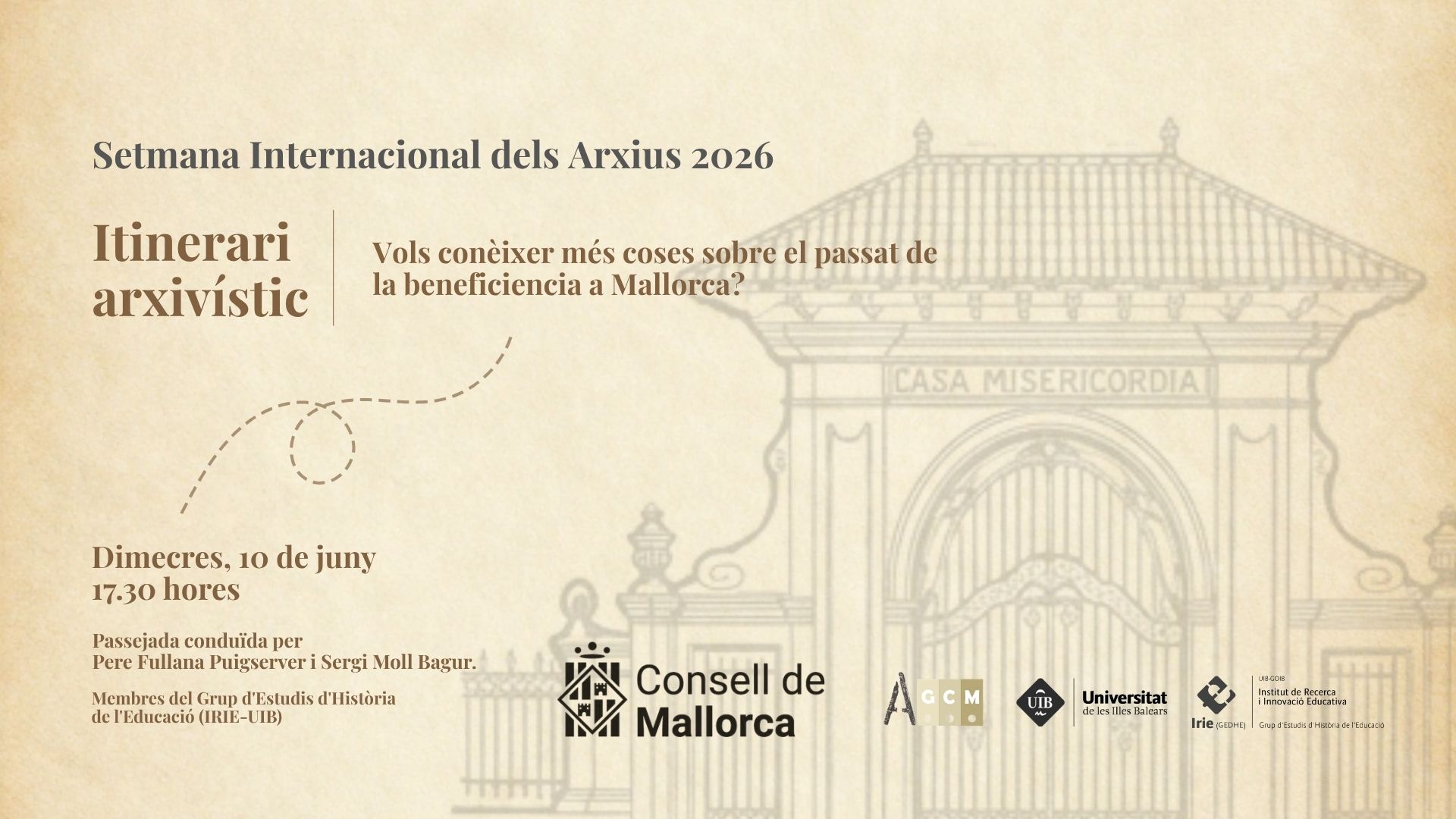 Actividad organizada con motivo de la Semana Internacional de los Archivos.