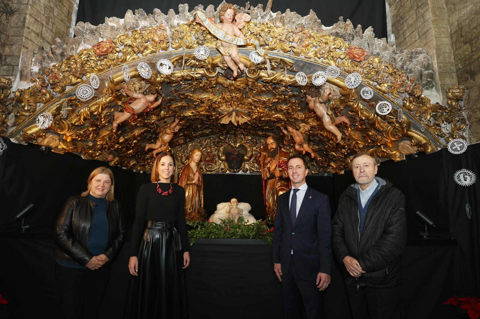 Presentació del betlem de la Sang restaurat