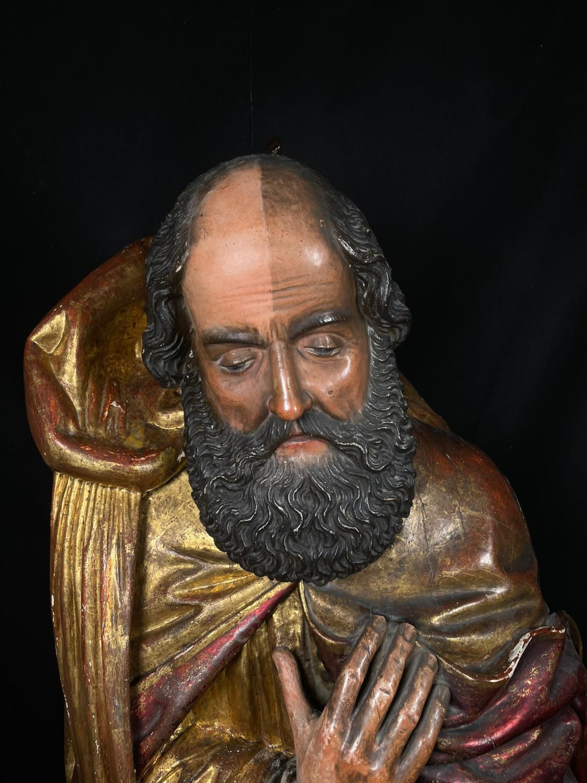 Peça en procés de restauració