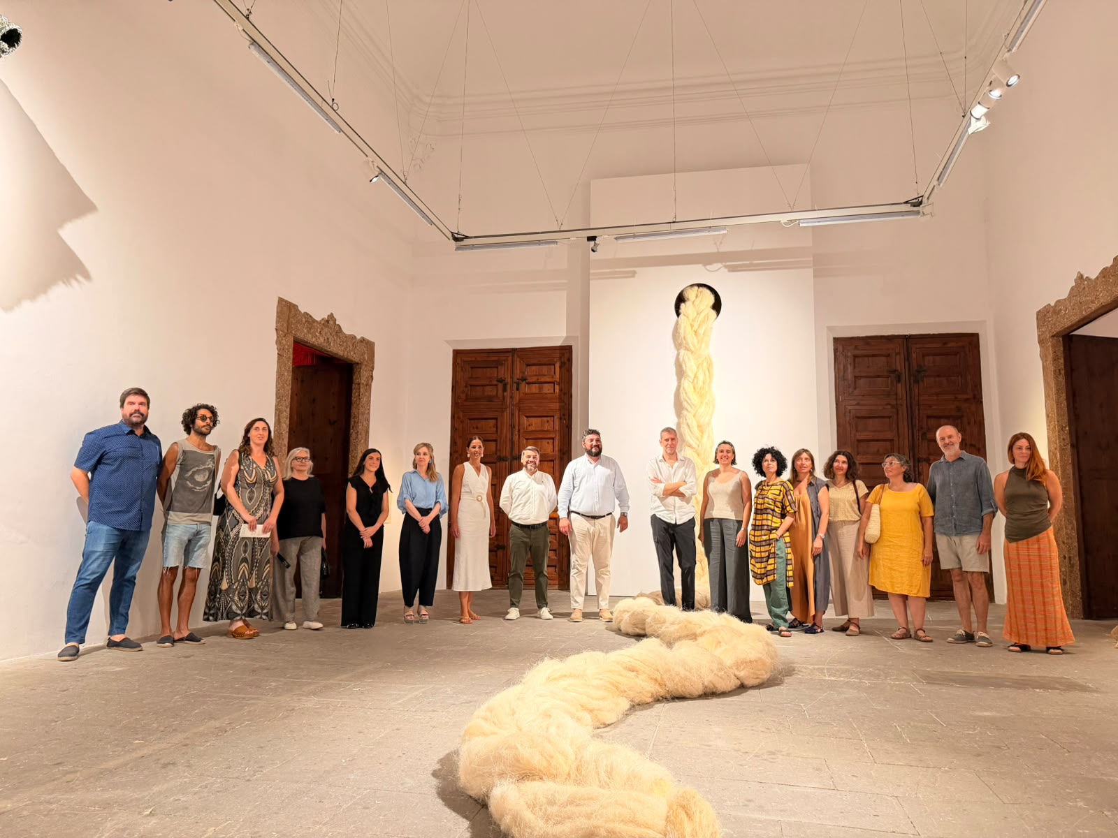 Presentació de l'exposició col·lectiva «A media lumbre» del projecte Biennal B.