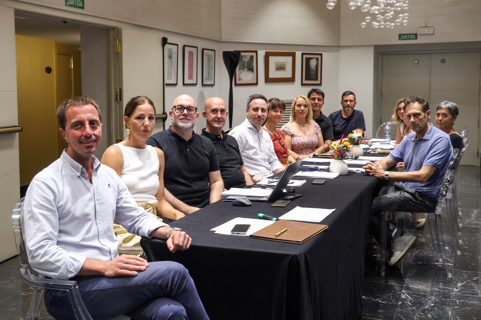 Reunió del patronat de la Fundació del Teatre Principal.
