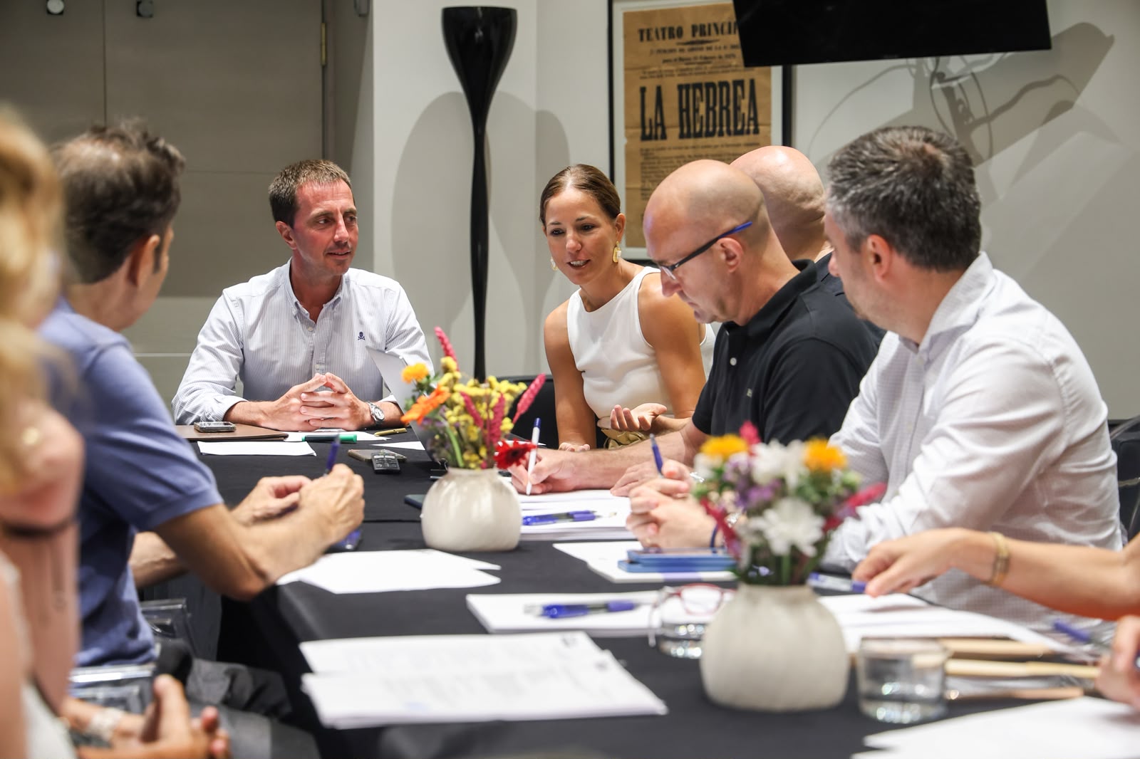 Reunió del patronat de la Fundació del Teatre Principal.