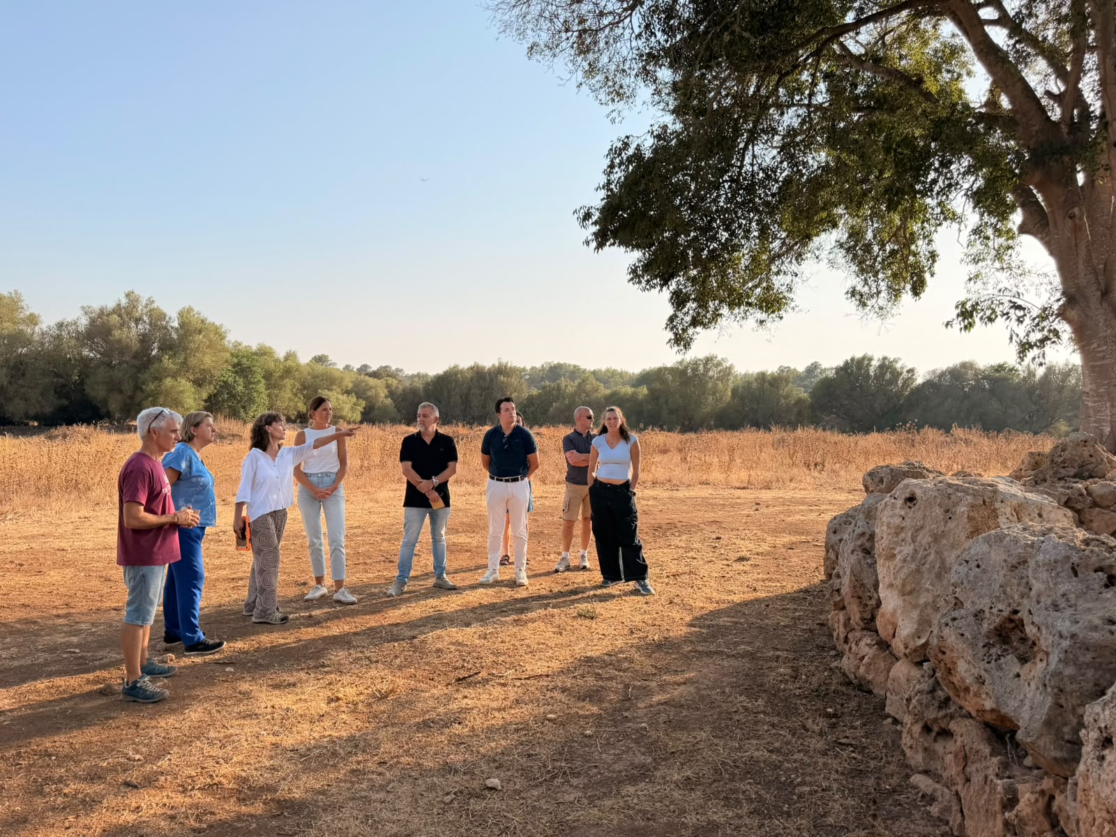 Visita al jaciment les Talaies de Can Xim, a Sencelles.
