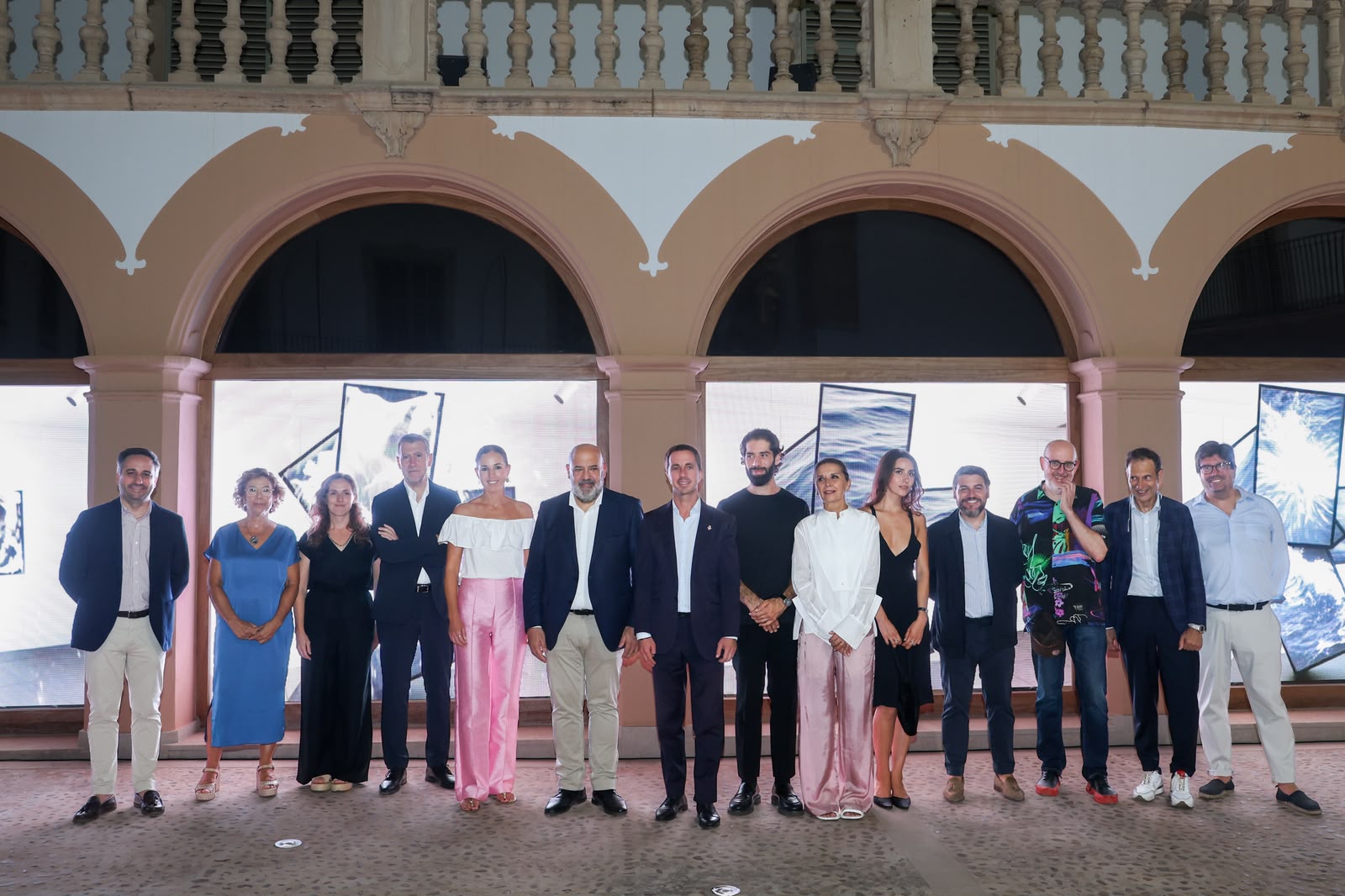 Inauguración de la exposición «Digital Splash», de Fabrizio Plessi en el Museo de Mallorca.