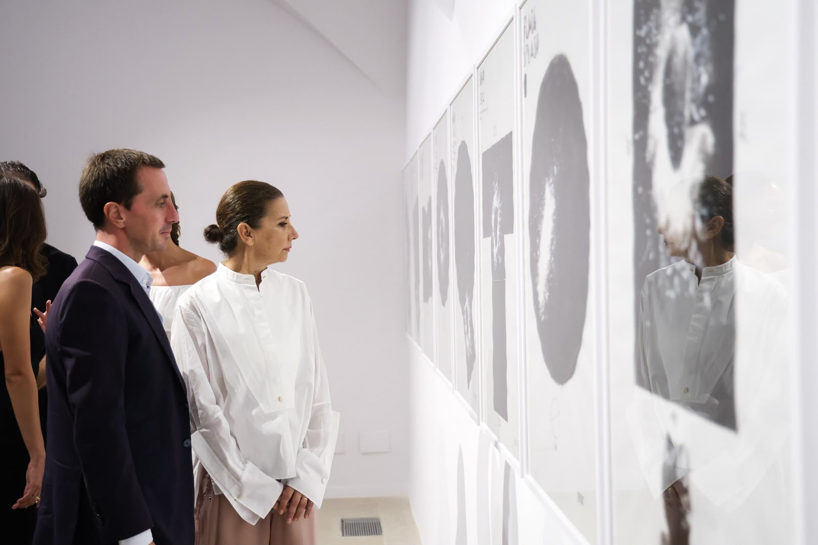 Inauguración de la exposición «Digital Splash», de Fabrizio Plessi en el Museo de Mallorca.