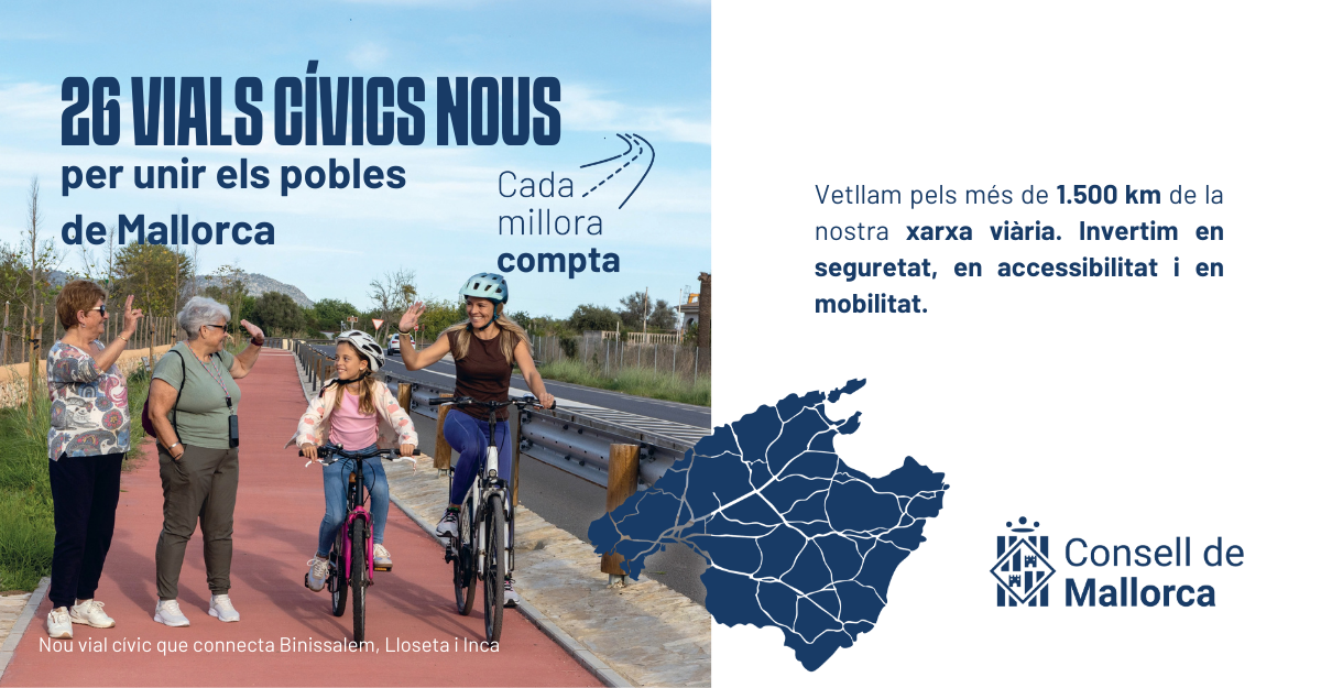 Vial cívico que conecta Binissalem, Lloseta e Inca