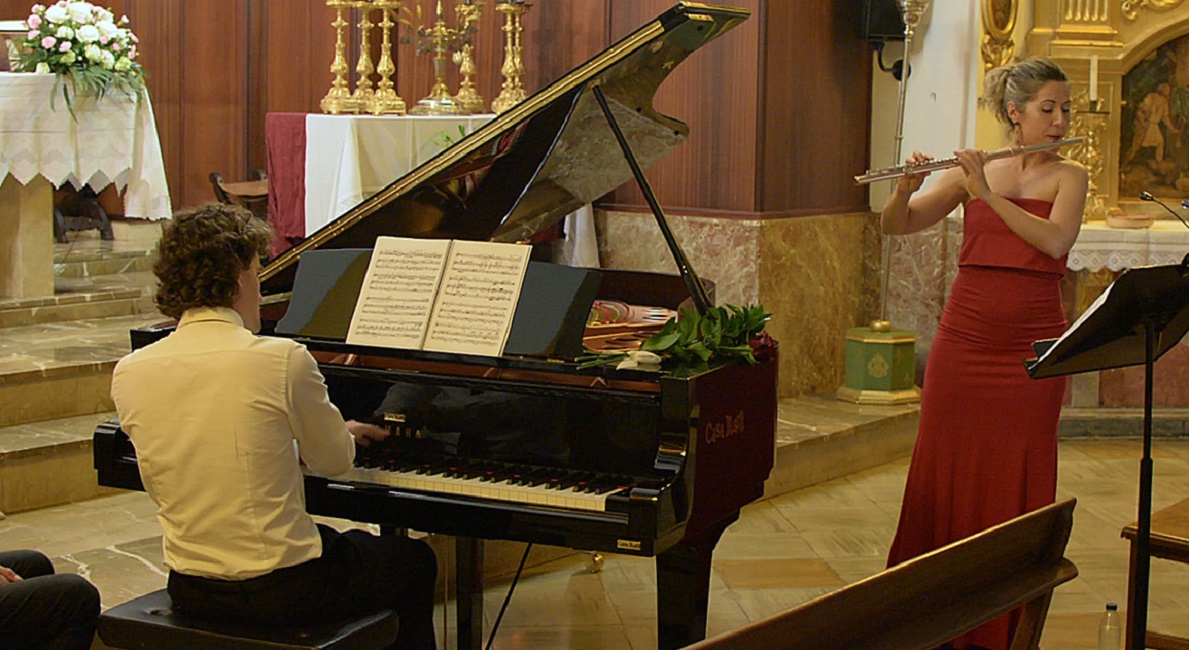 Catalina Roig i Rafael González, flauta i piano