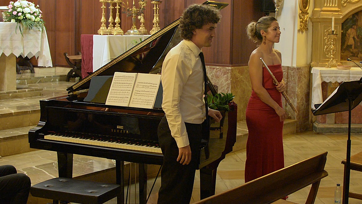 Catalina Roig i Rafael González, flauta i piano